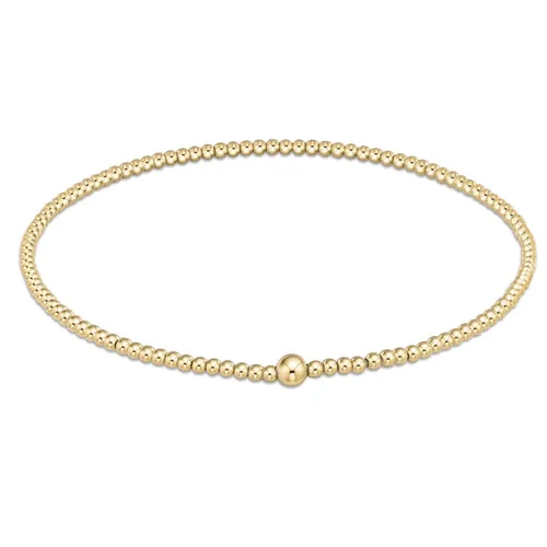 CLASSIC GOLD BEAD BANGLE-BBANCLG2 : 2MM