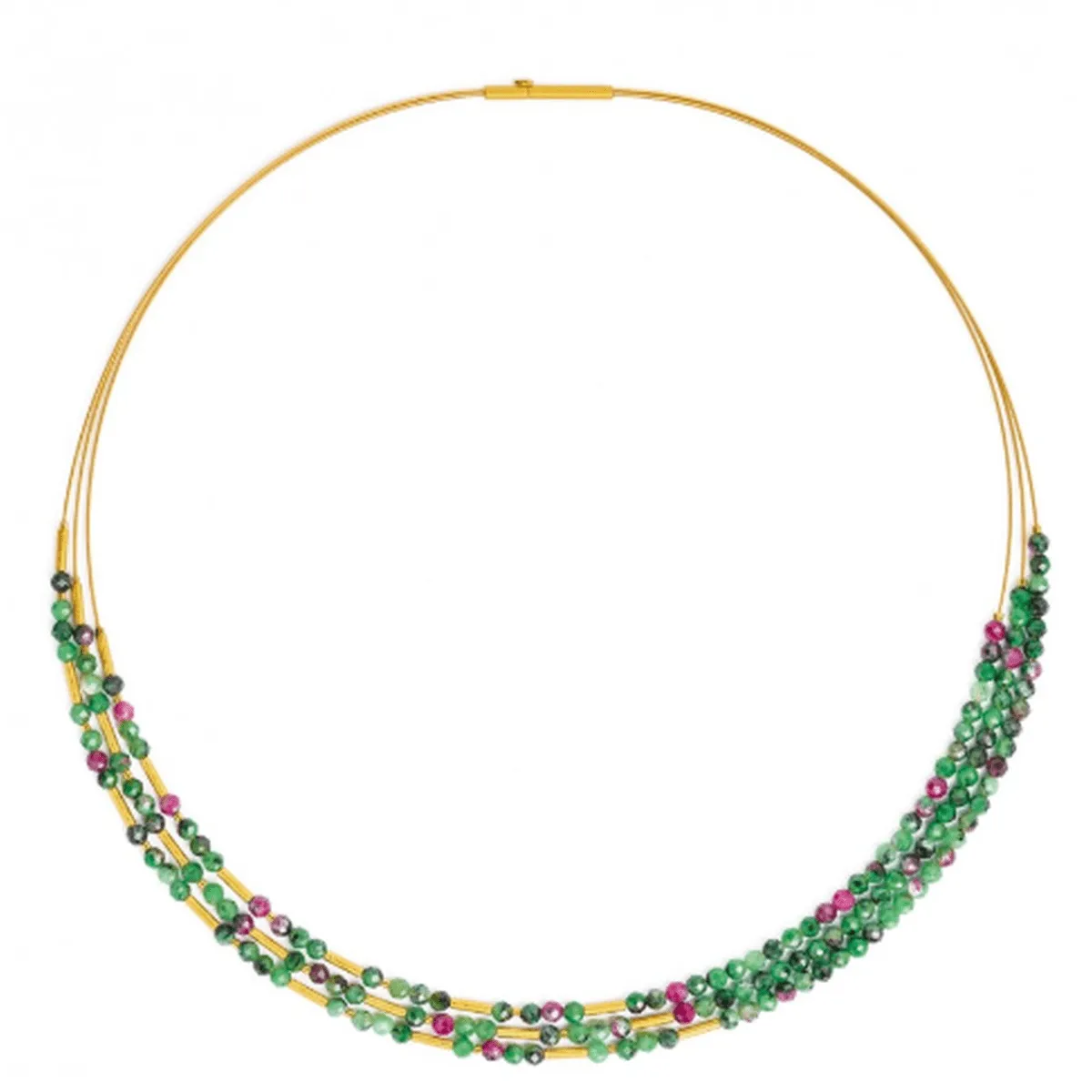 Clini Ruby Zoisite Necklace - 85233086