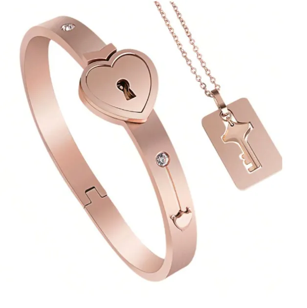 Couple's Matching Romantic Bracelet with Diamond