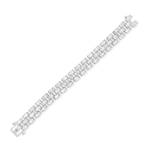 Diamond Panther Link Bracelet