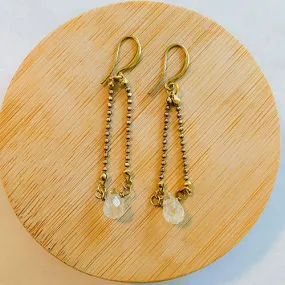 Double Dew Drop Earrings