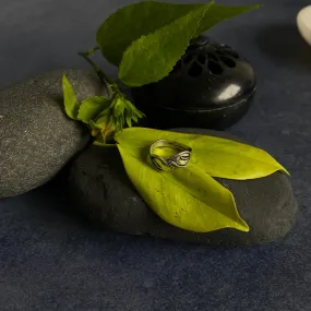 Double Leaf Toe Ring (single)