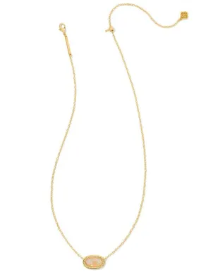 Elisa Ridge Frame Pendant Necklace Golden Abalone by Kendra Scott