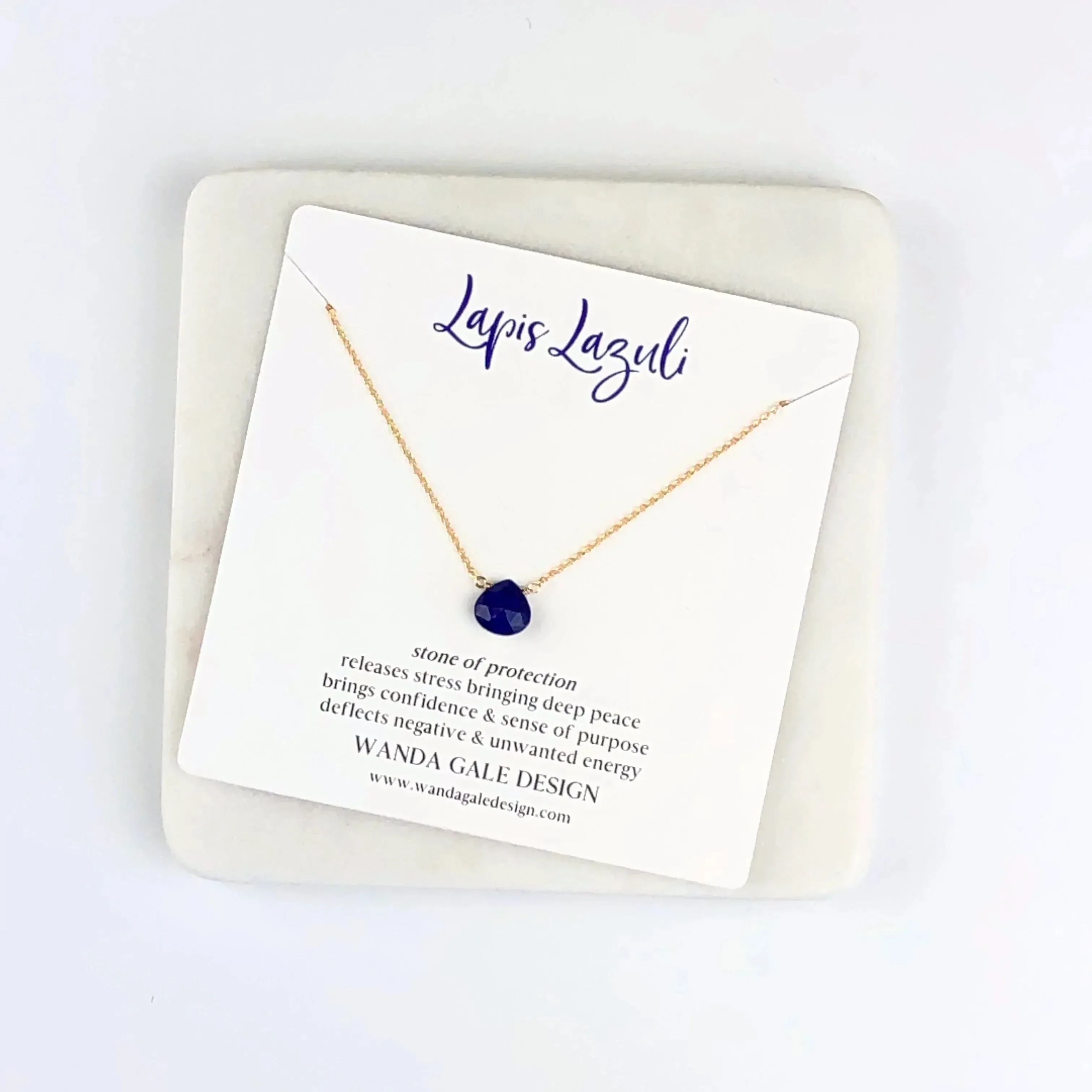 Energy stone necklace - White Topaz
