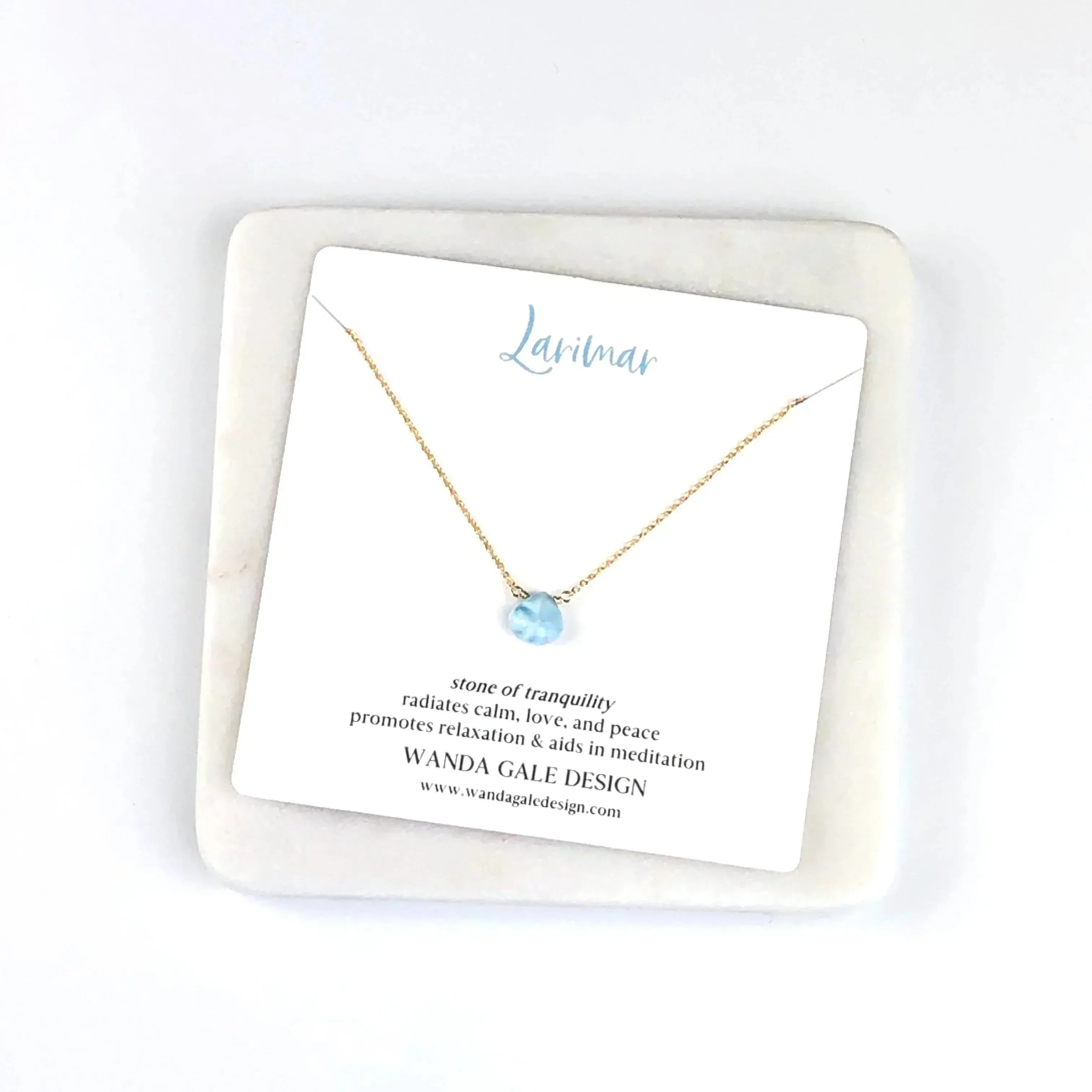Energy stone necklace - White Topaz