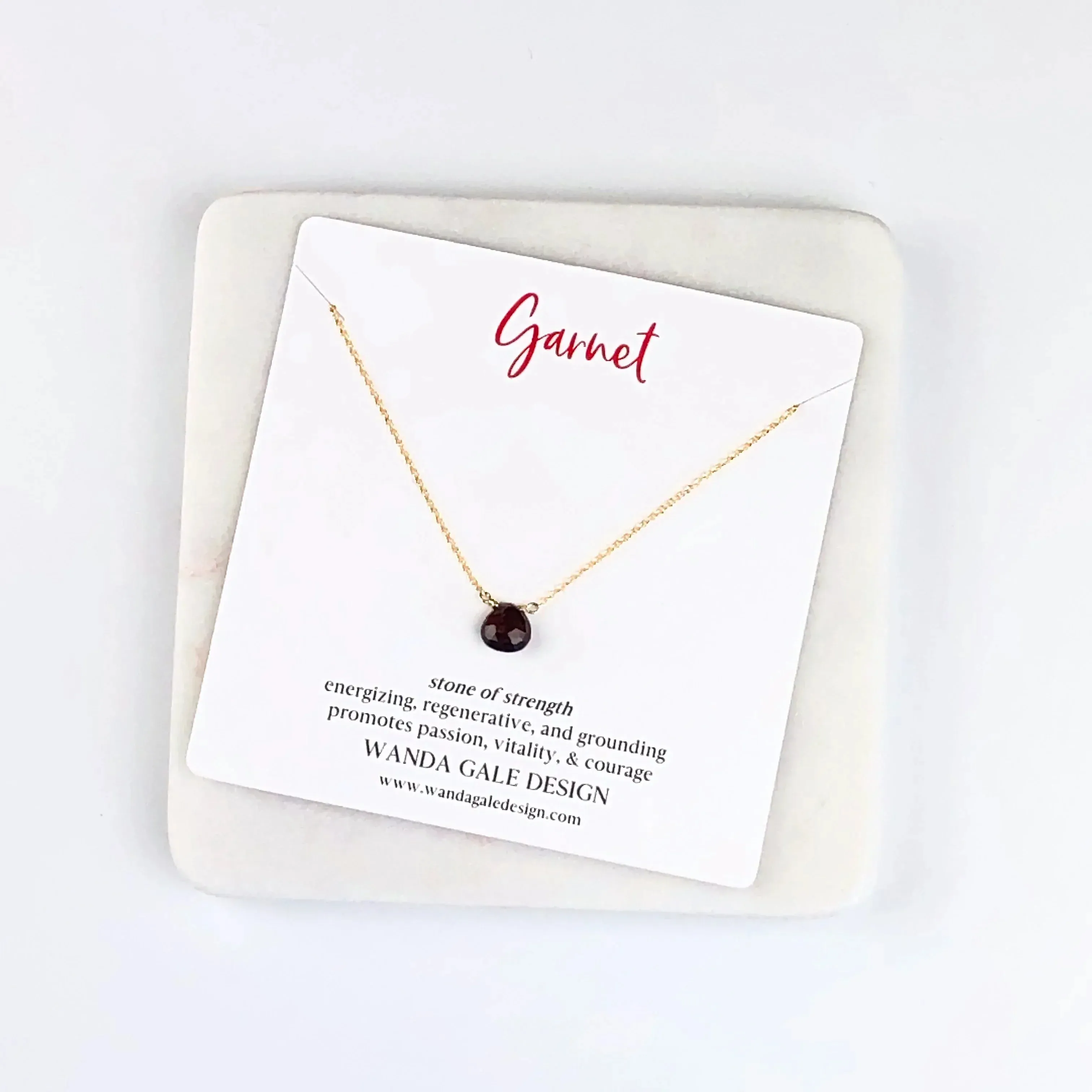 Energy stone necklace - White Topaz