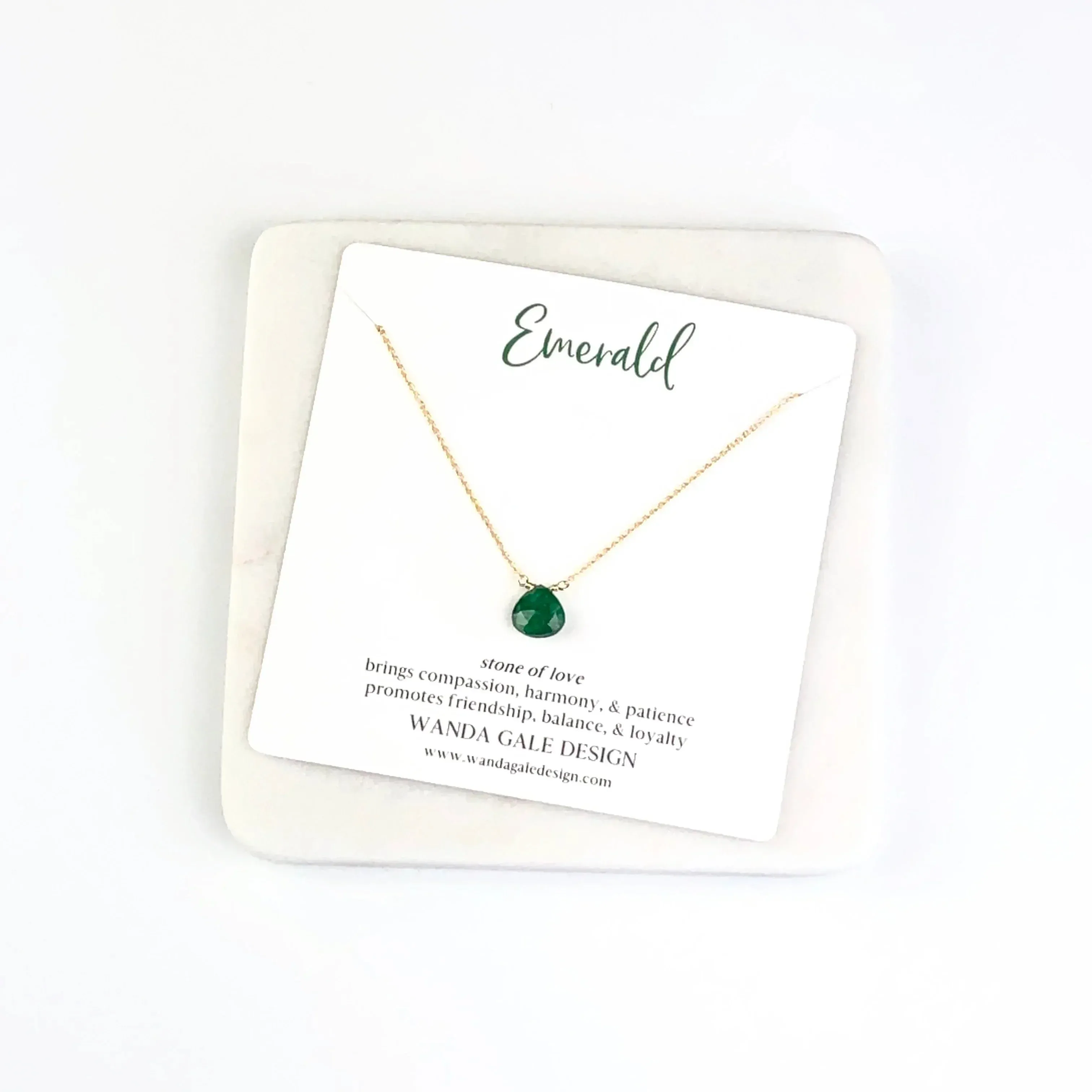 Energy stone necklace - White Topaz