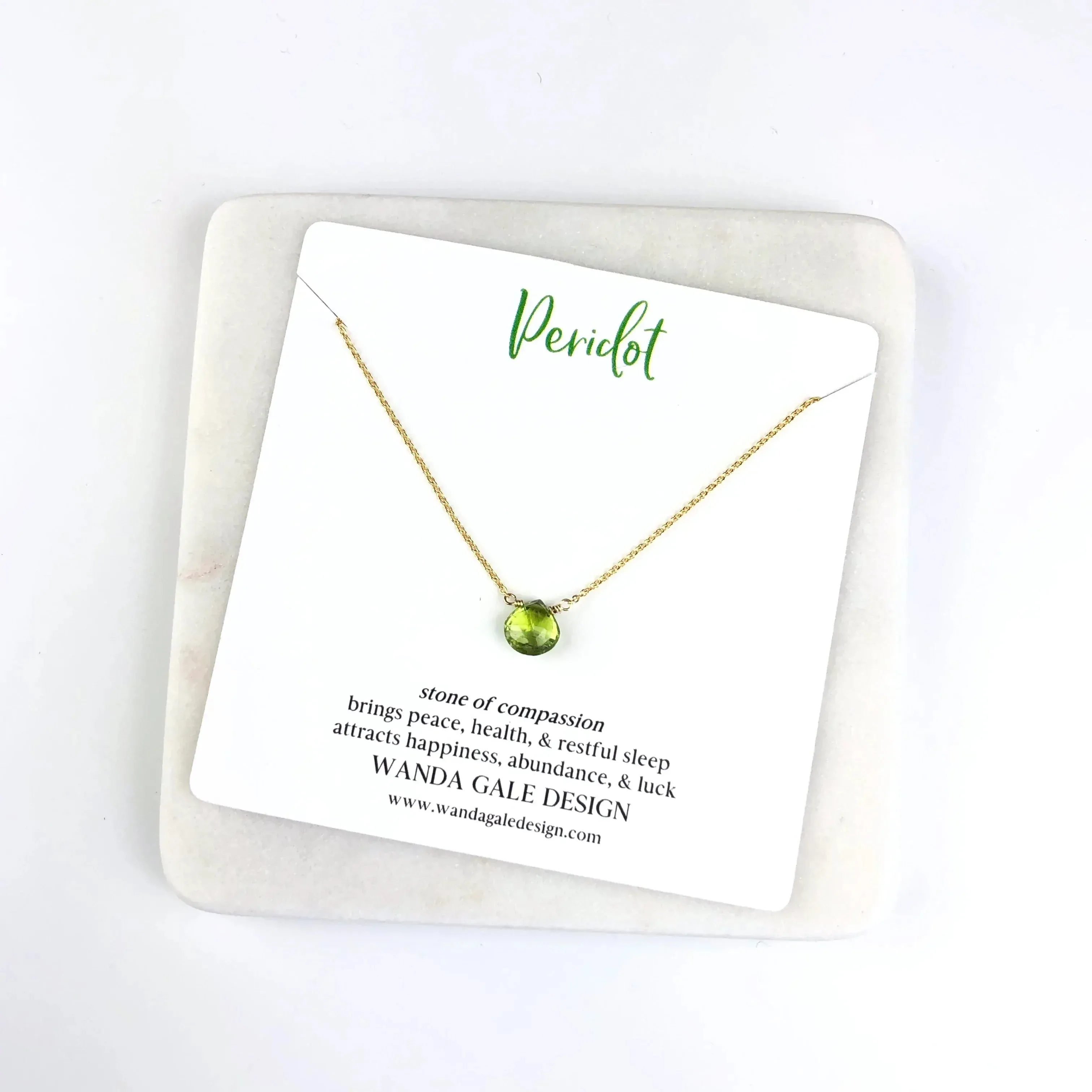 Energy stone necklace - White Topaz
