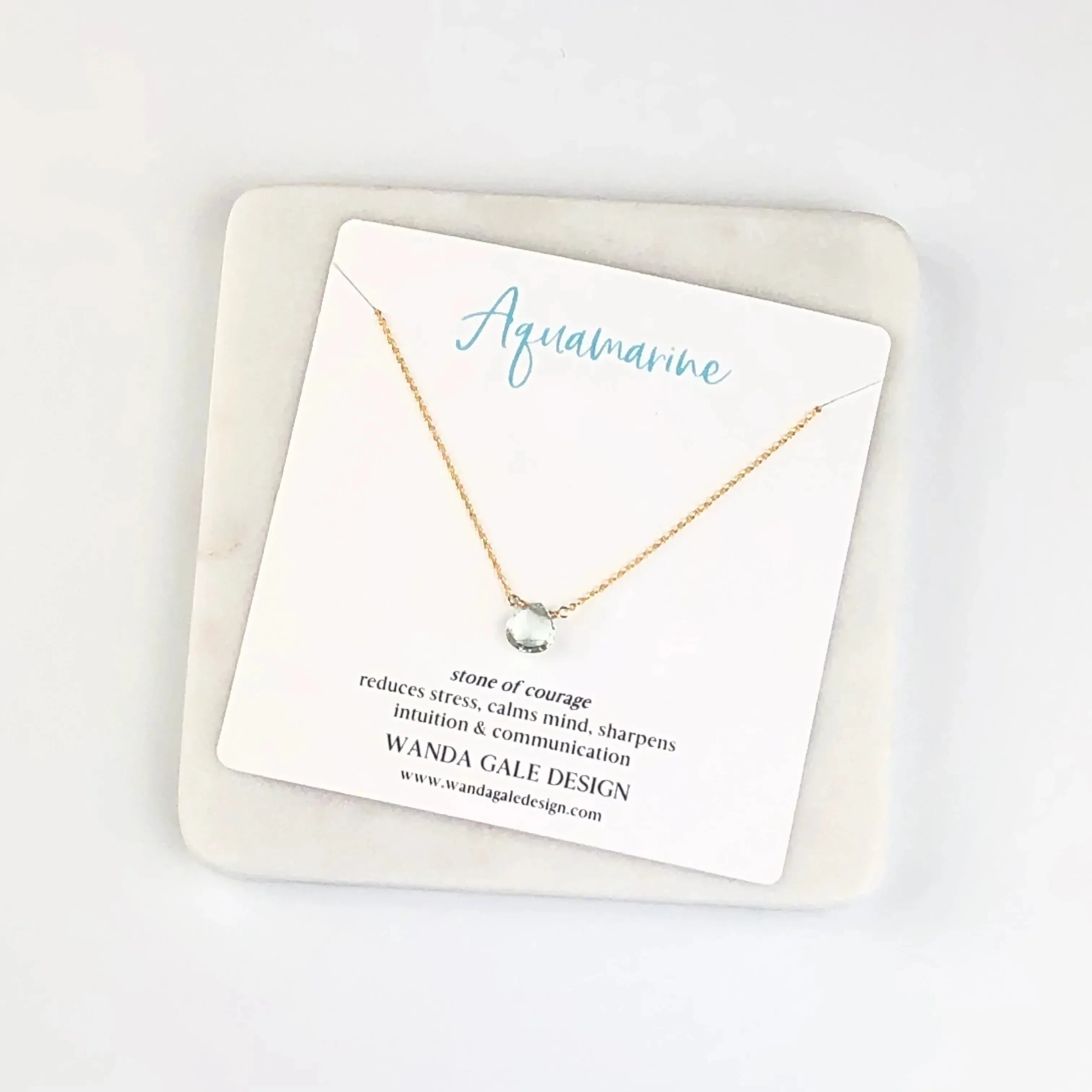 Energy stone necklace - White Topaz