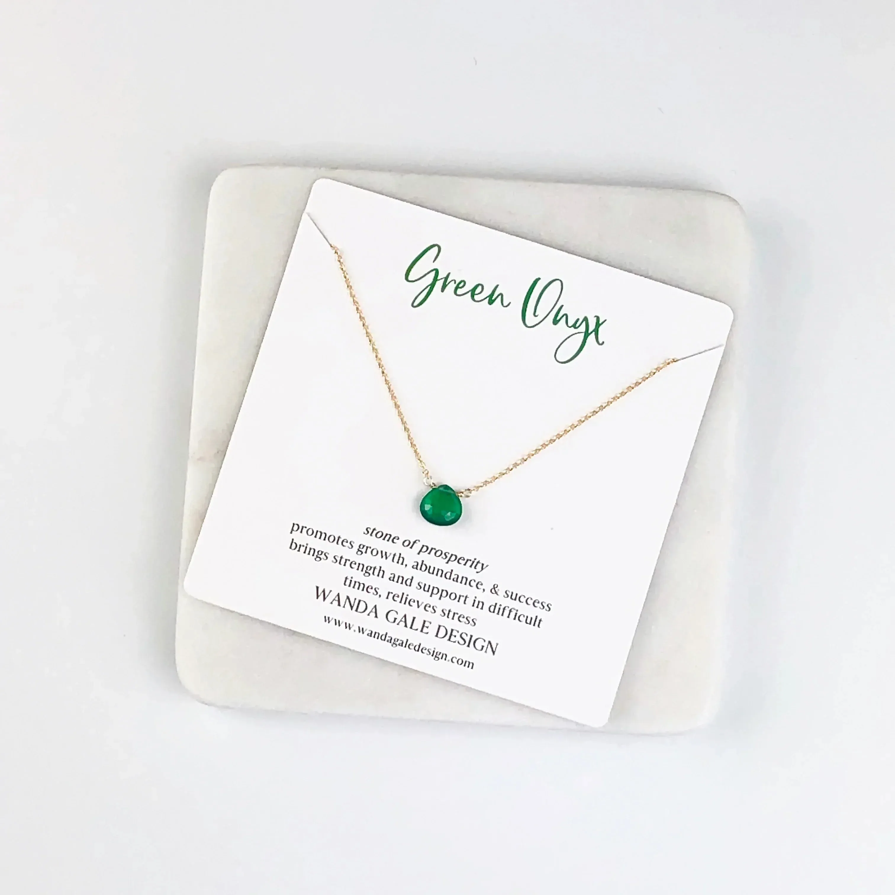 Energy stone necklace - White Topaz