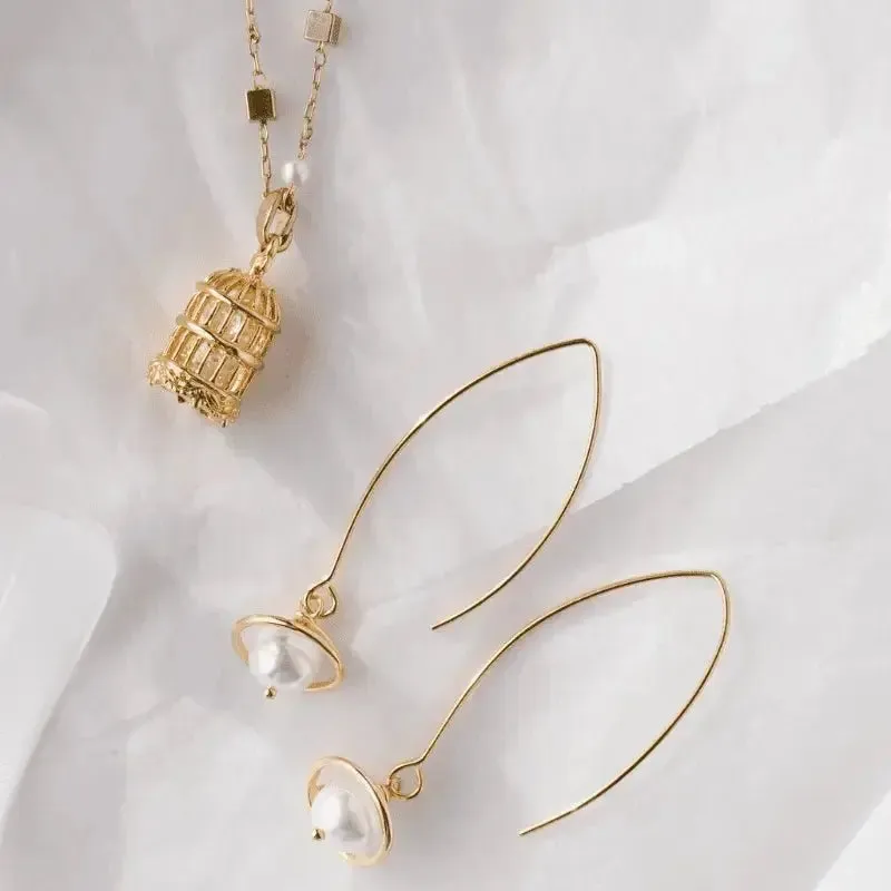Eternal Harmony Crystal Bird Cage Necklace