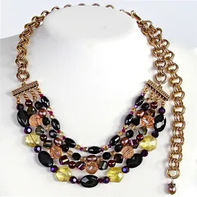 Fashion: 14” Lemon Quartz Necklace
