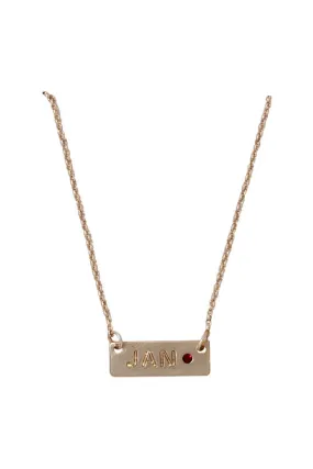 February Amethyst Birthstone Necklace
