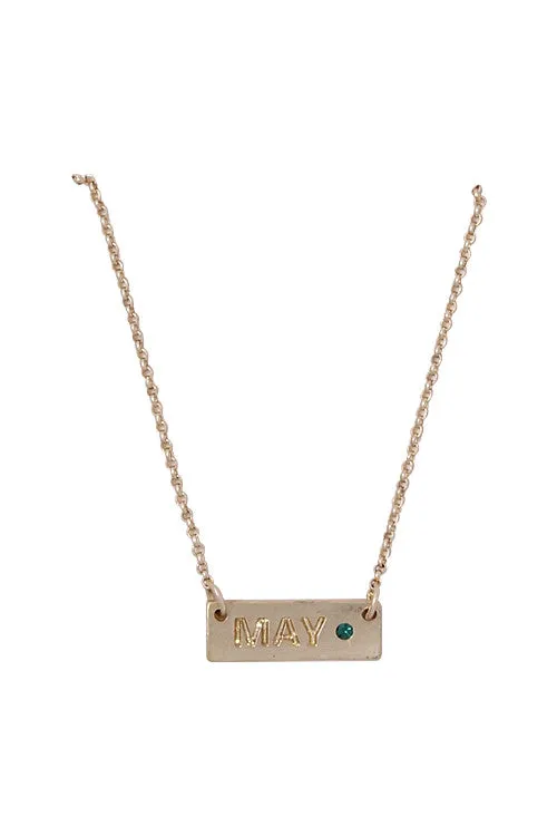 February Amethyst Birthstone Necklace