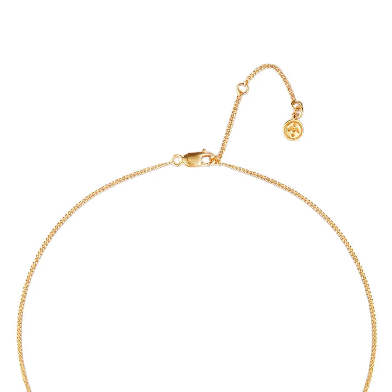 February Birthstone Necklace - 18 karat gold vermeil on sterling silver, amethyst