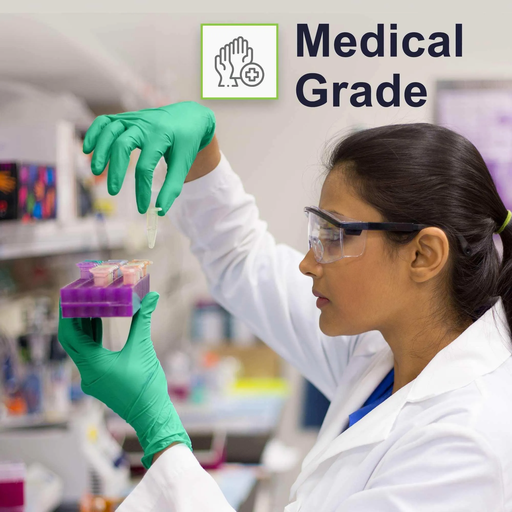 FifthPulse Biodegradable Disposable Nitrile Gloves Green – 150 Count