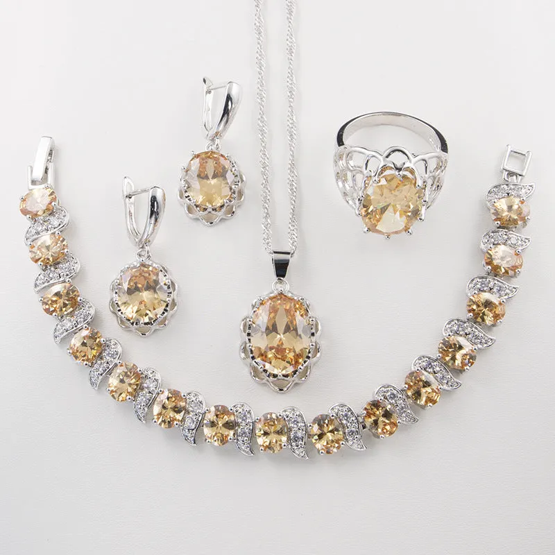 Flower basket Earring set