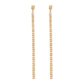 FOLLOW THE SUN CHAIN EARRINGS