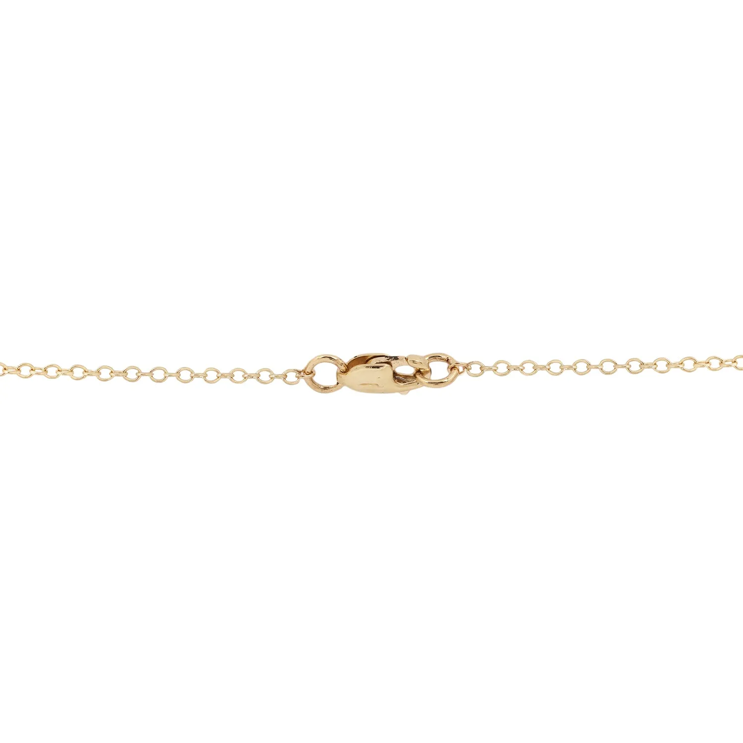 Gold Ruby Eye Skull Necklace