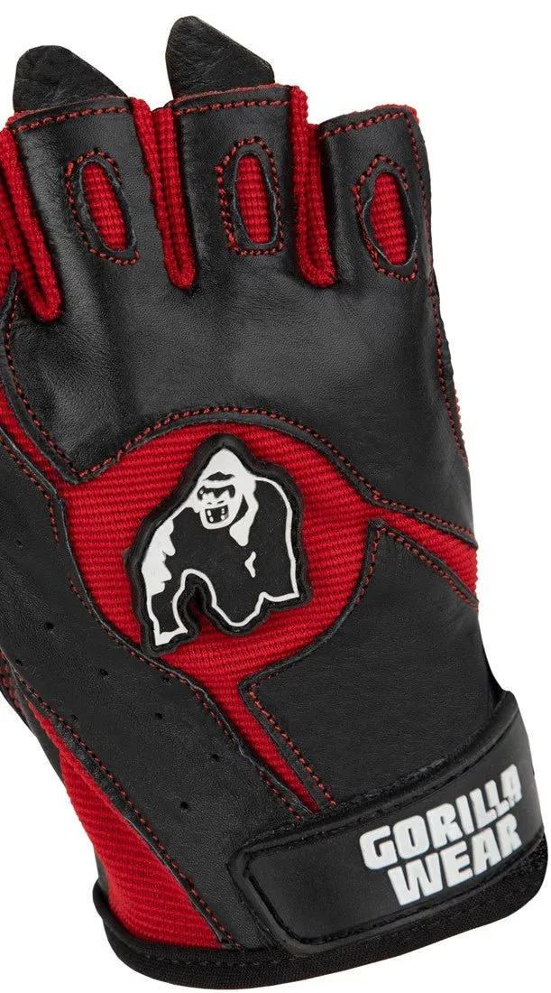 Gorilla Wear Mitchell Training Gloves - Black/Red