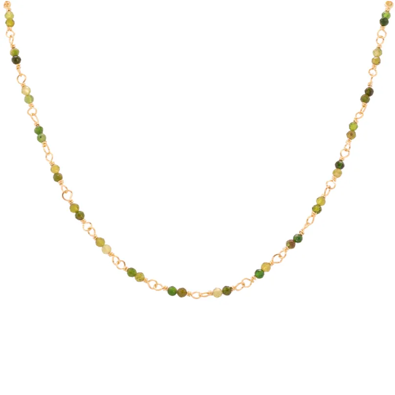 Hand-Tied Natural Gemstone Necklace