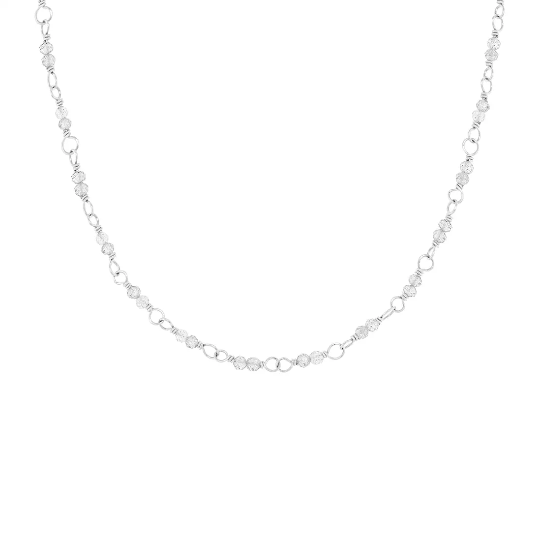 Hand-Tied Natural Gemstone Necklace