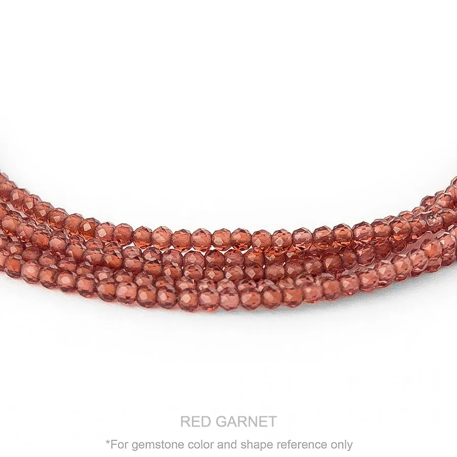 Hand-Tied Natural Gemstone Necklace