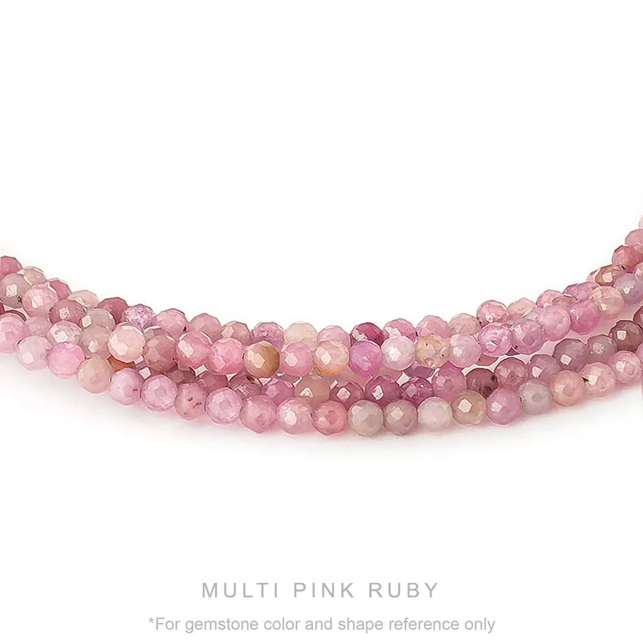 Hand-Tied Natural Gemstone Necklace