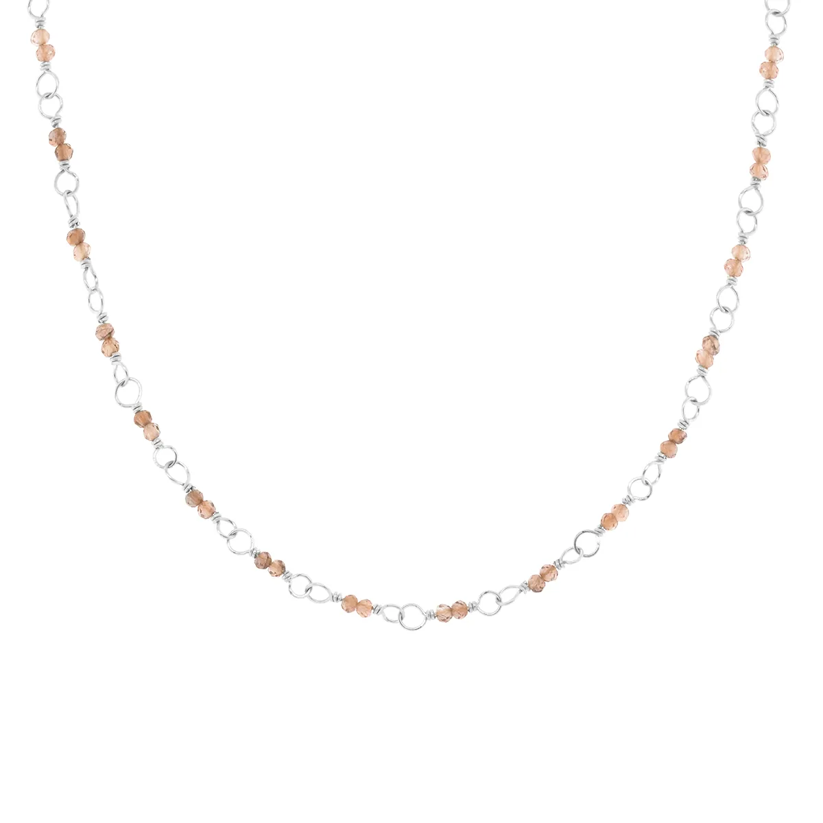 Hand-Tied Natural Gemstone Necklace