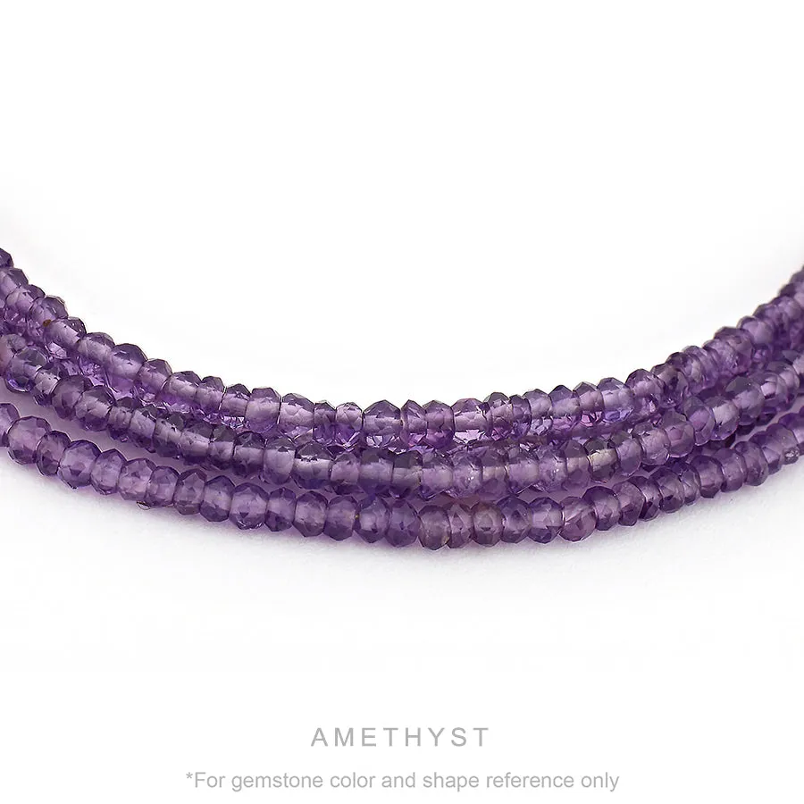 Hand-Tied Natural Gemstone Necklace