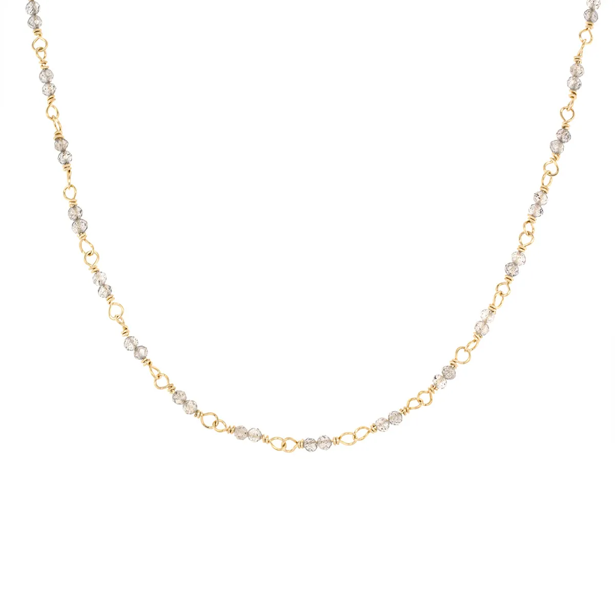 Hand-Tied Natural Gemstone Necklace