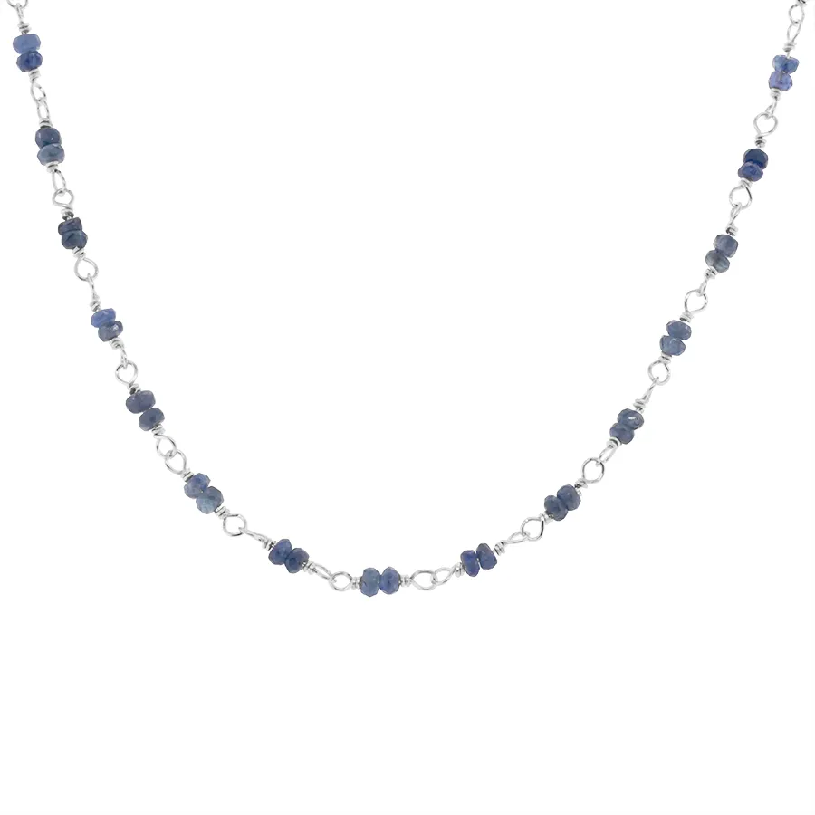 Hand-Tied Natural Gemstone Necklace