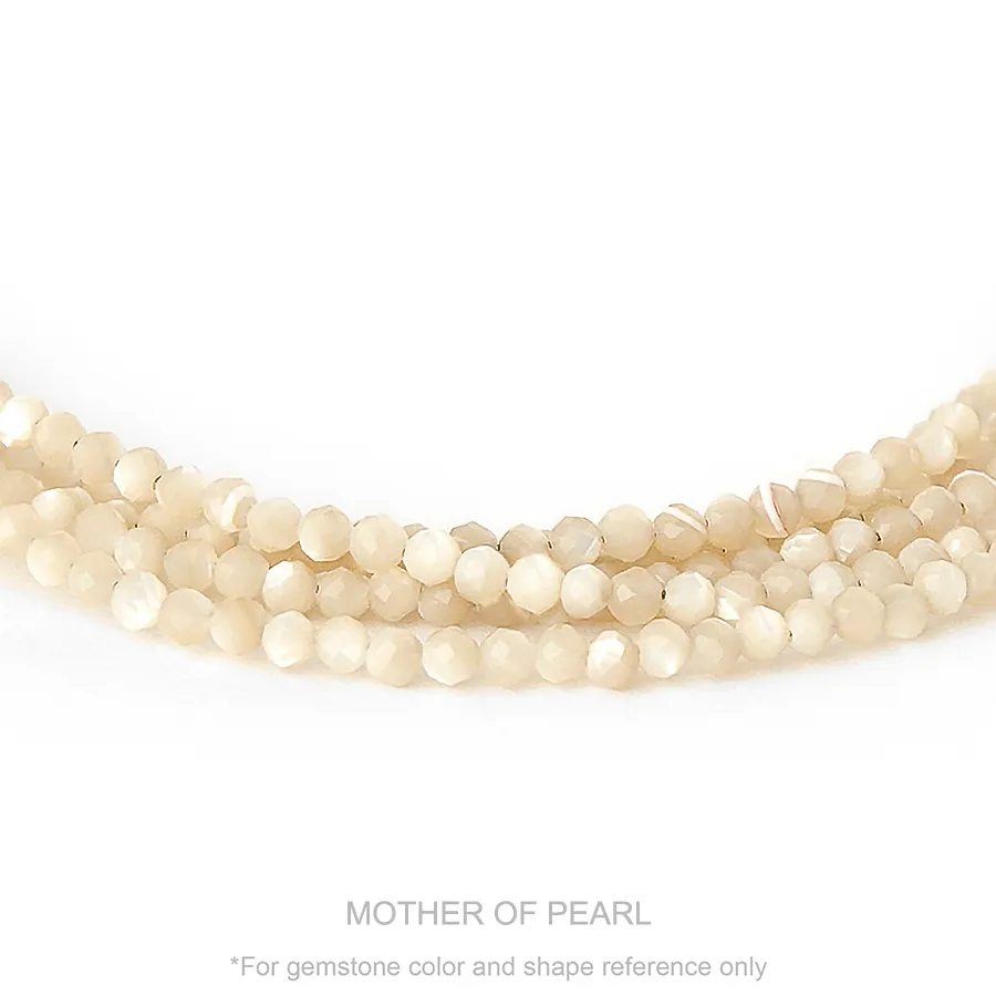 Hand-Tied Natural Gemstone Necklace
