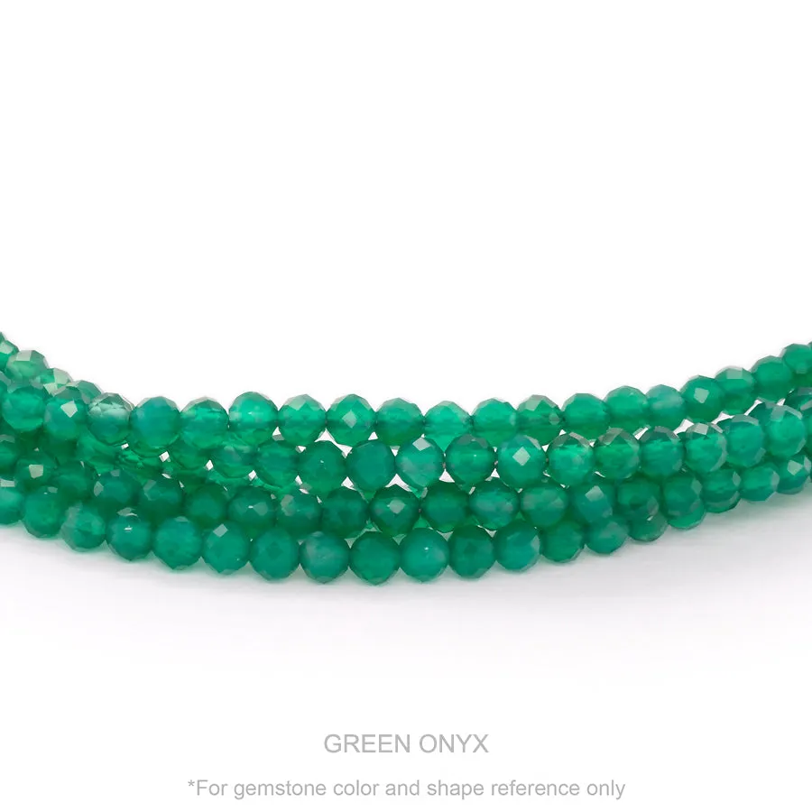 Hand-Tied Natural Gemstone Necklace