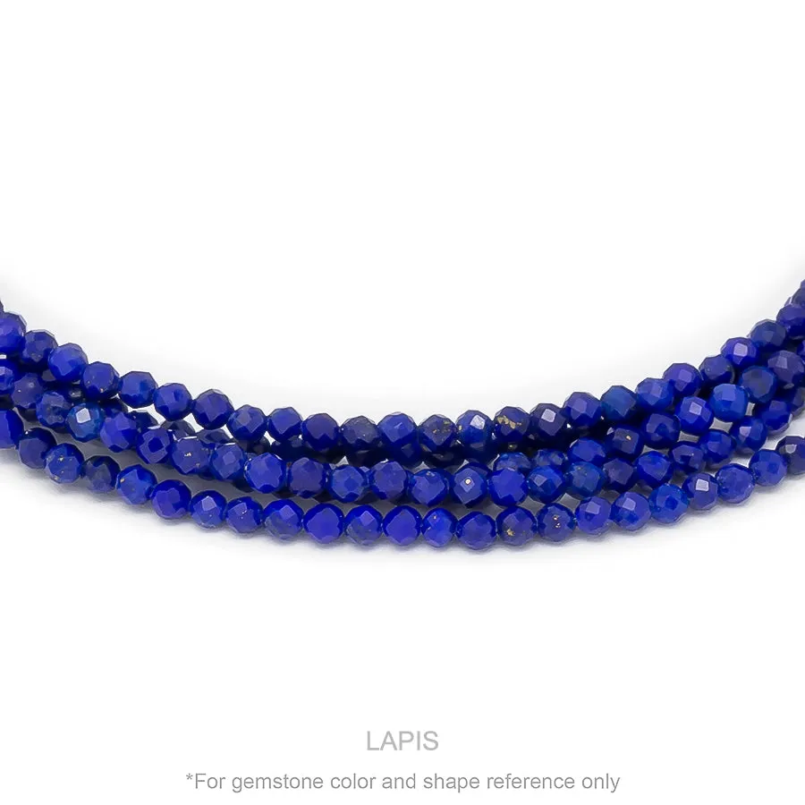 Hand-Tied Natural Gemstone Necklace
