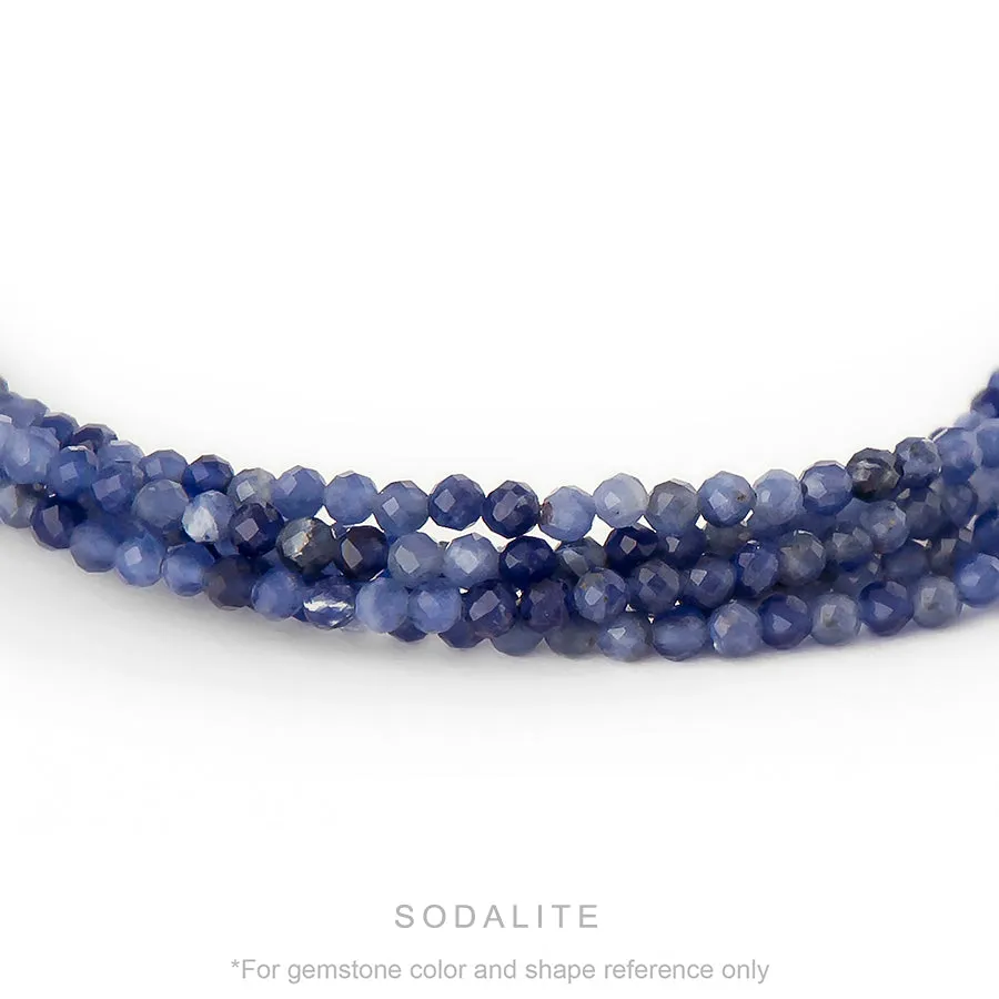 Hand-Tied Natural Gemstone Necklace