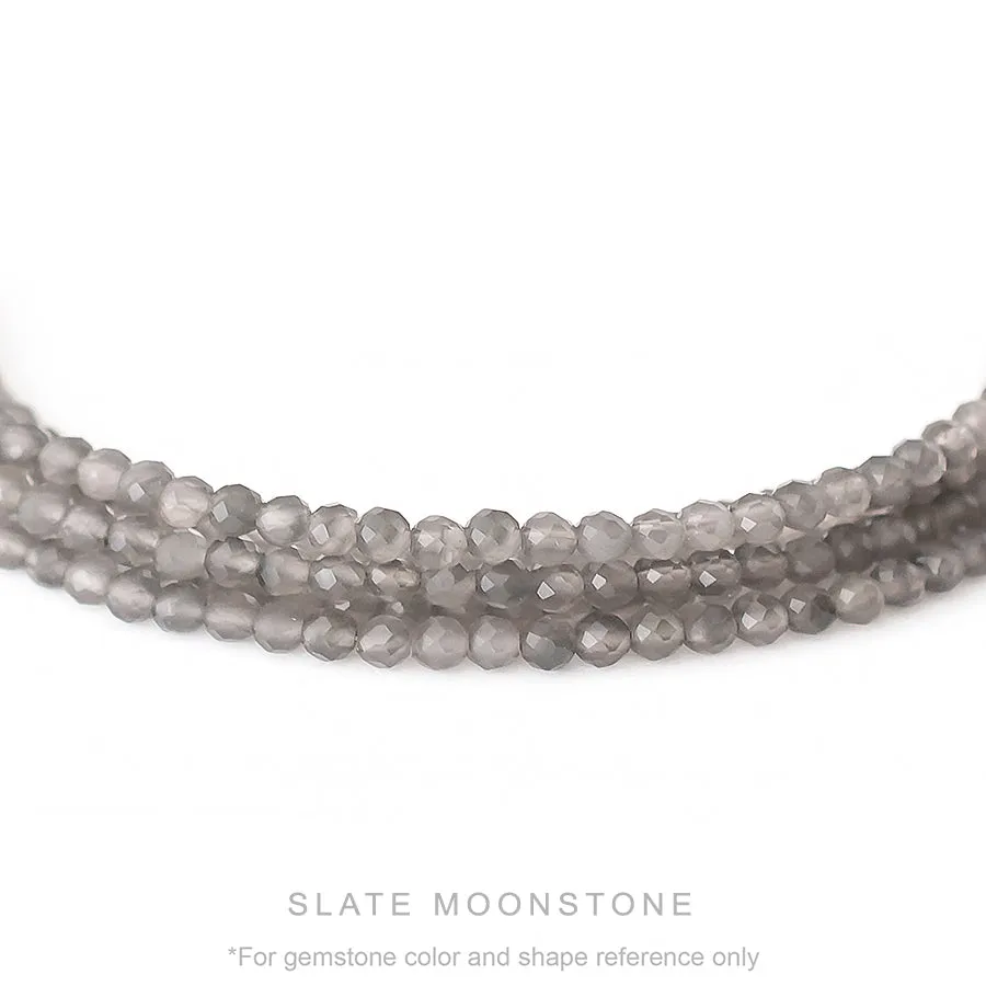 Hand-Tied Natural Gemstone Necklace