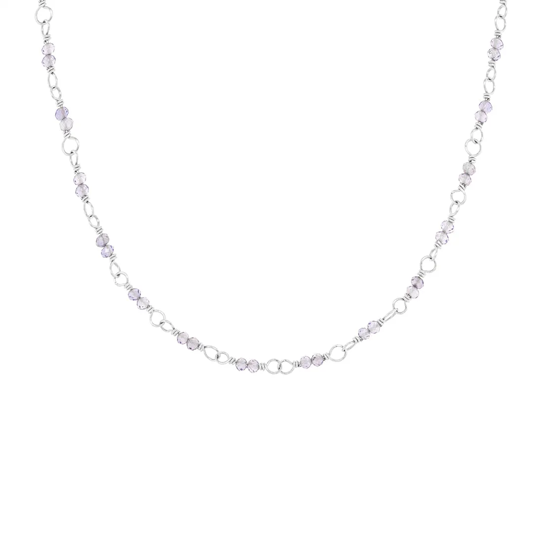 Hand-Tied Natural Gemstone Necklace