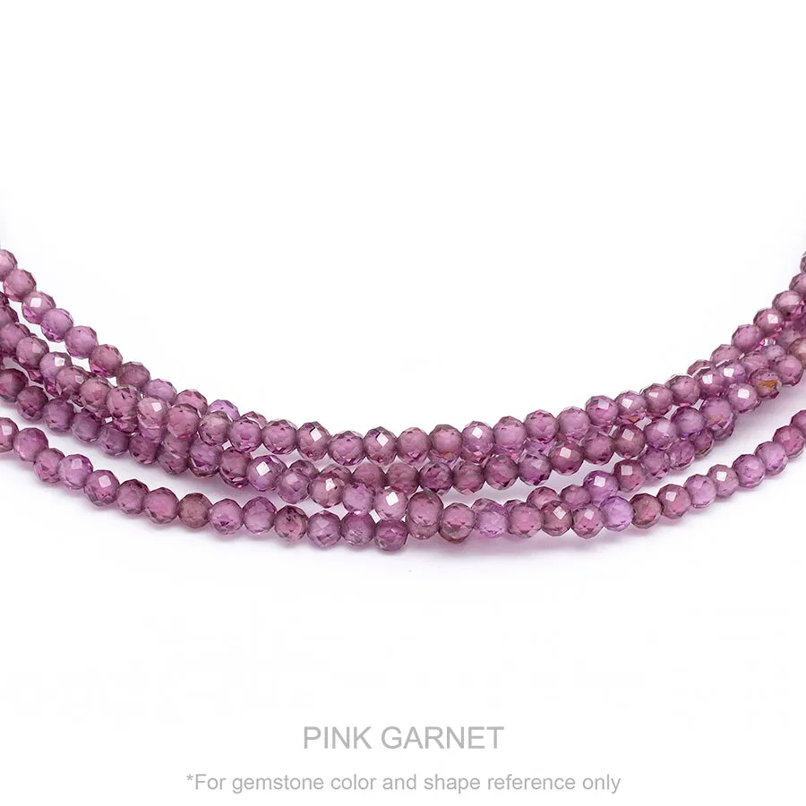 Hand-Tied Natural Gemstone Necklace