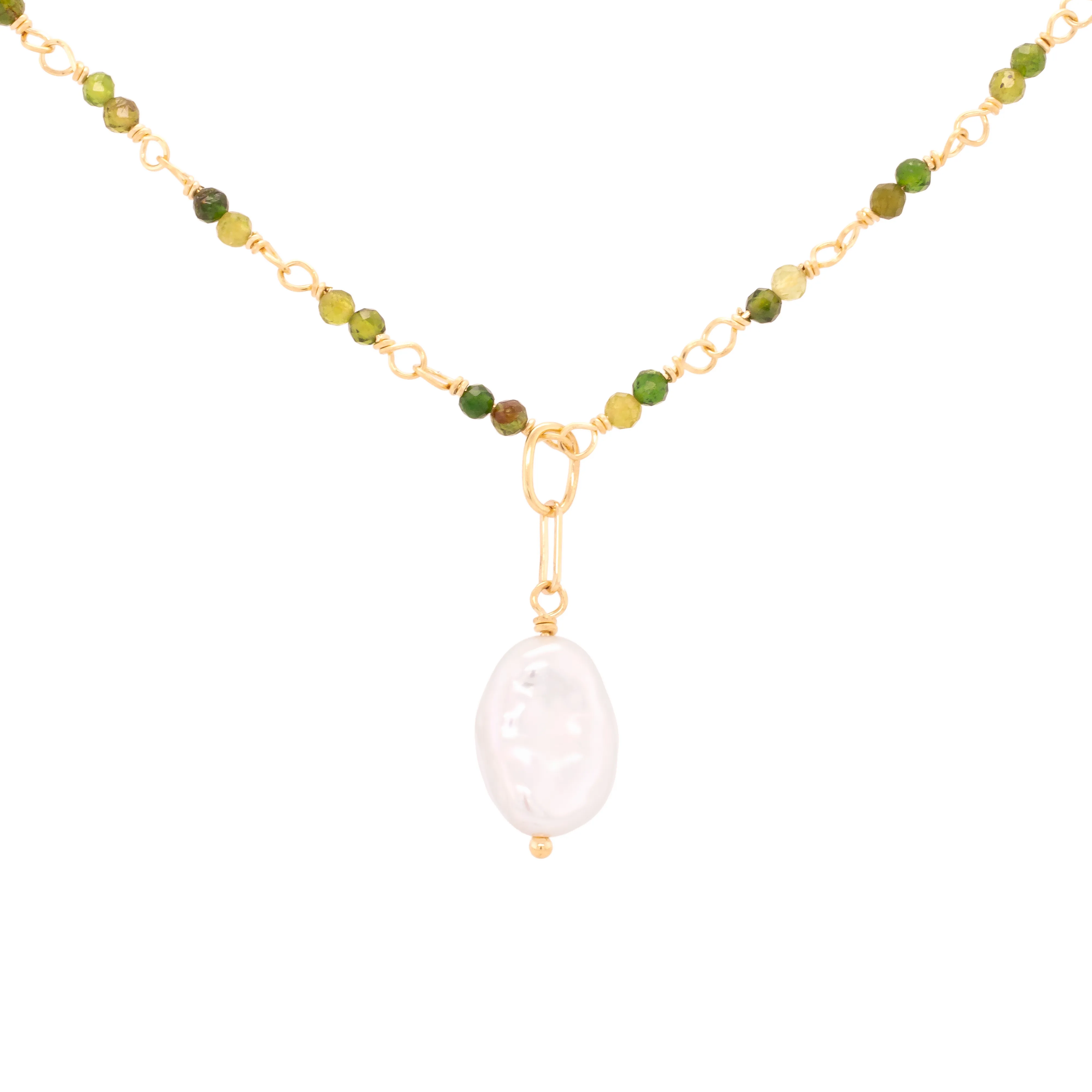 Hand-Tied Natural Gemstone Necklace