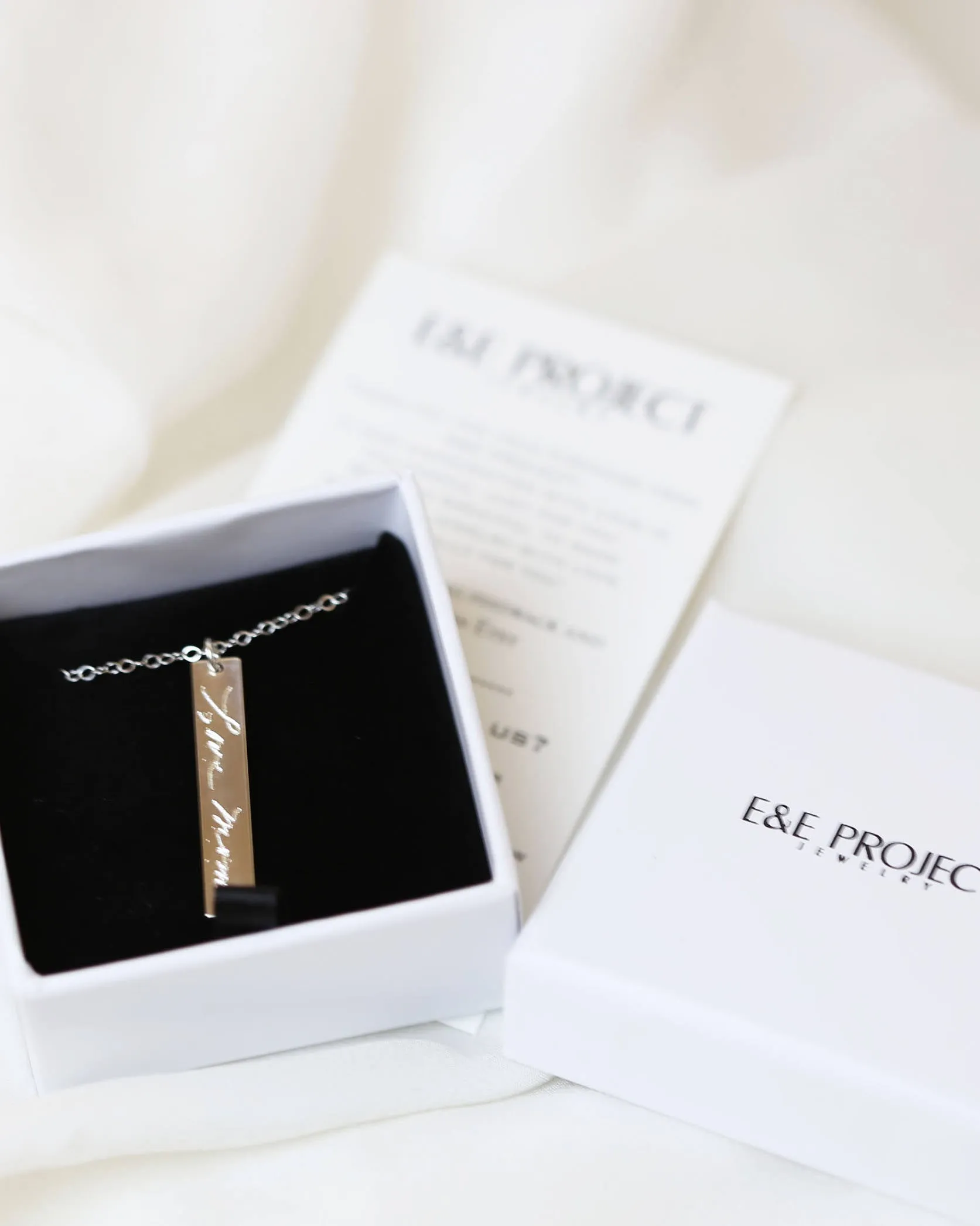 Hand Writing Necklace