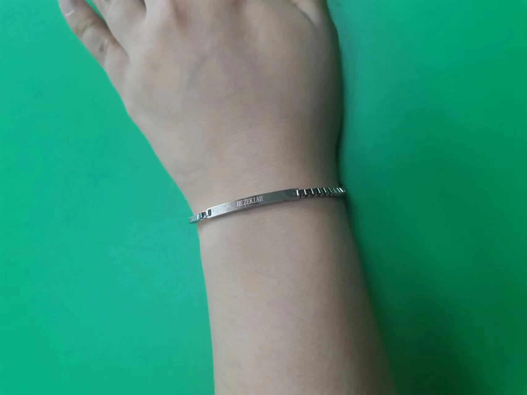 HEZEKIAH Jewelrys, personalized bracelet, 925 sterling silver bracelet