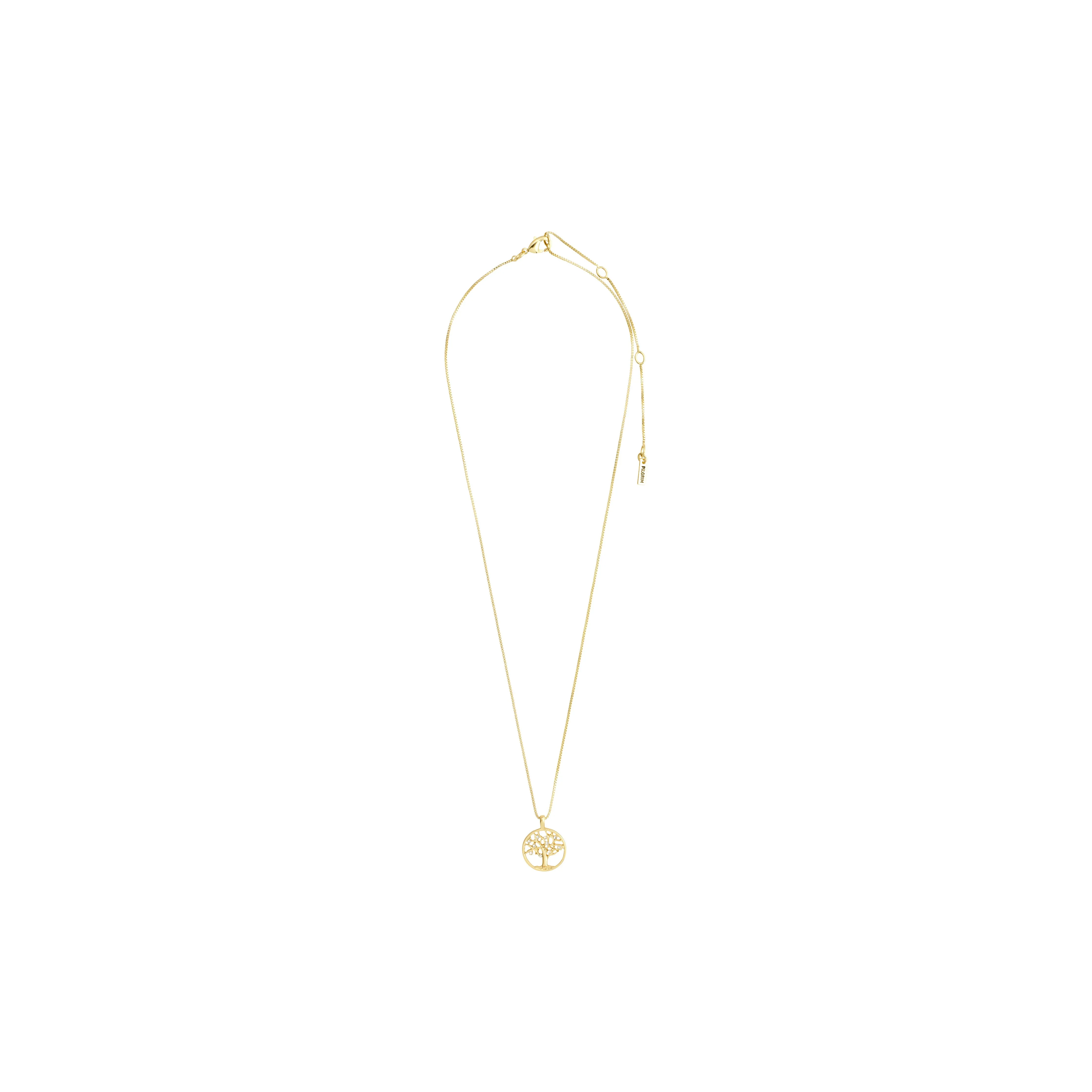 IBEN recycled tree-of-life necklace gold-plated