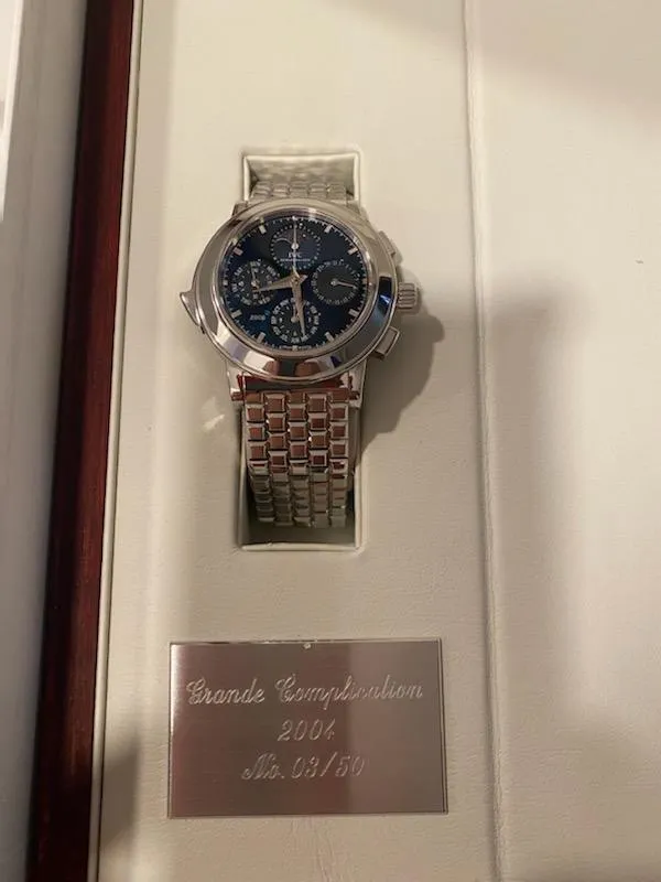 IWC Grande Complication Solid Platinum Limited Edition Mens Watch