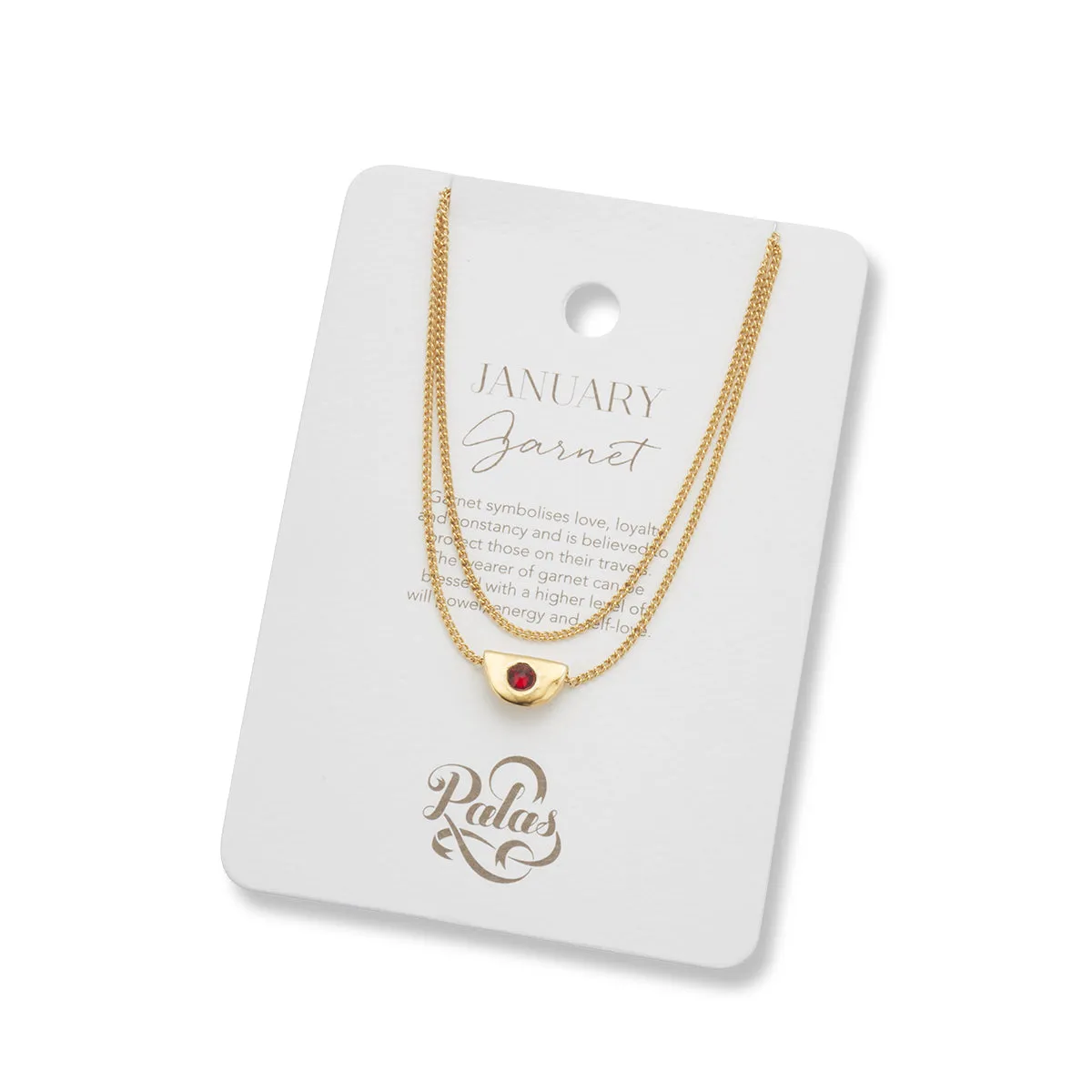 JANUARY BIRTHSTONE NECKLACE