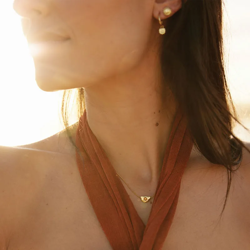 JANUARY BIRTHSTONE NECKLACE