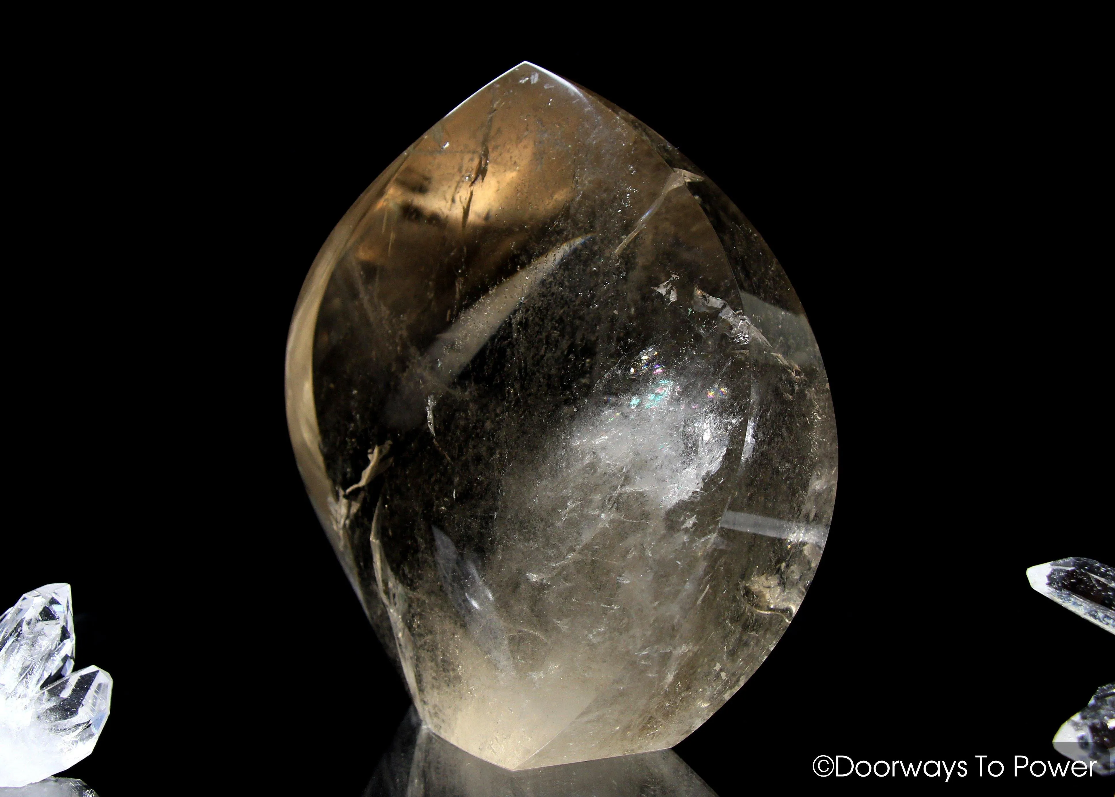 John of God Citrine Casa Crystal Abundance Stone 'The Golden Stone of Wealth'