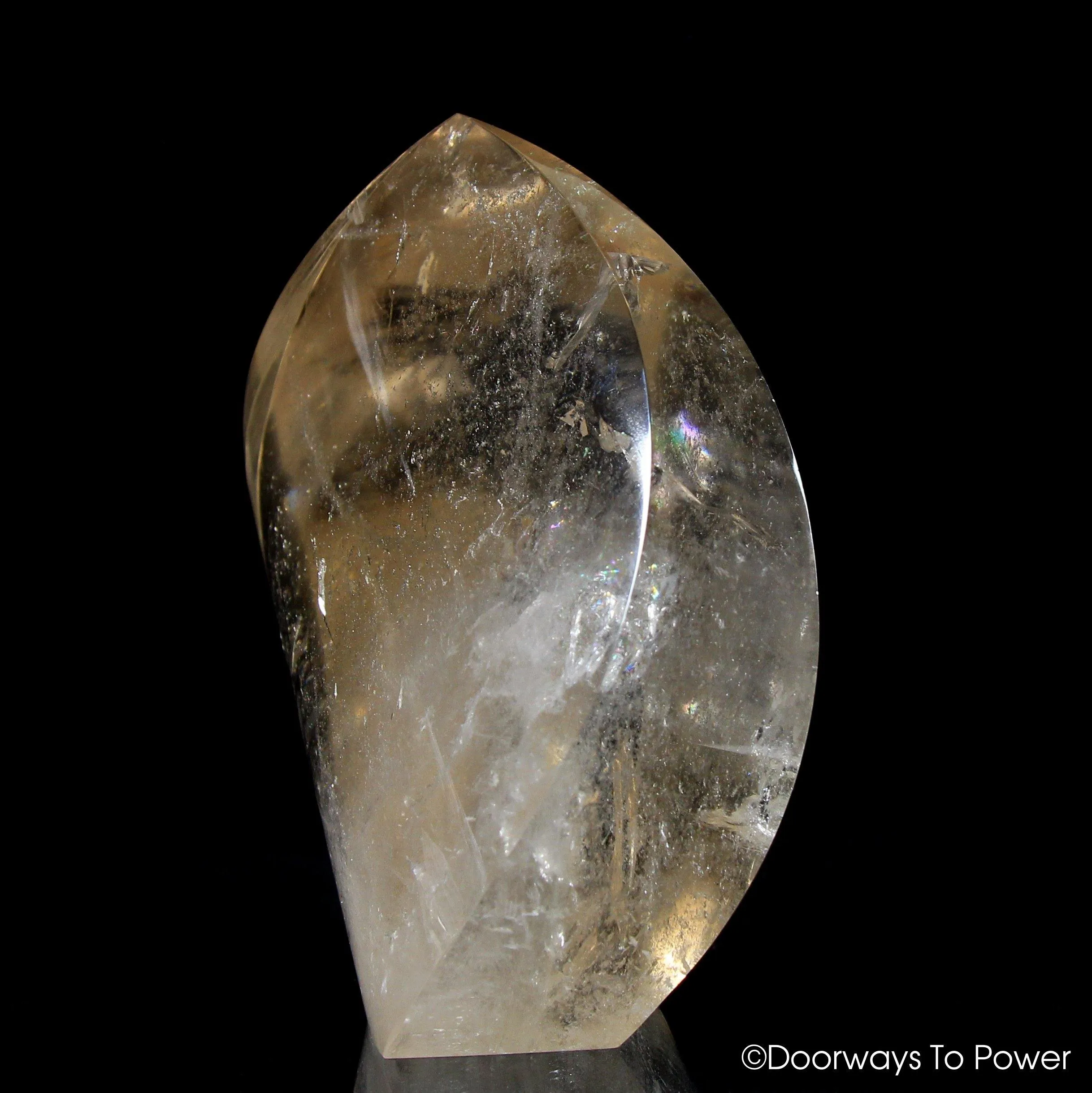 John of God Citrine Casa Crystal Abundance Stone 'The Golden Stone of Wealth'