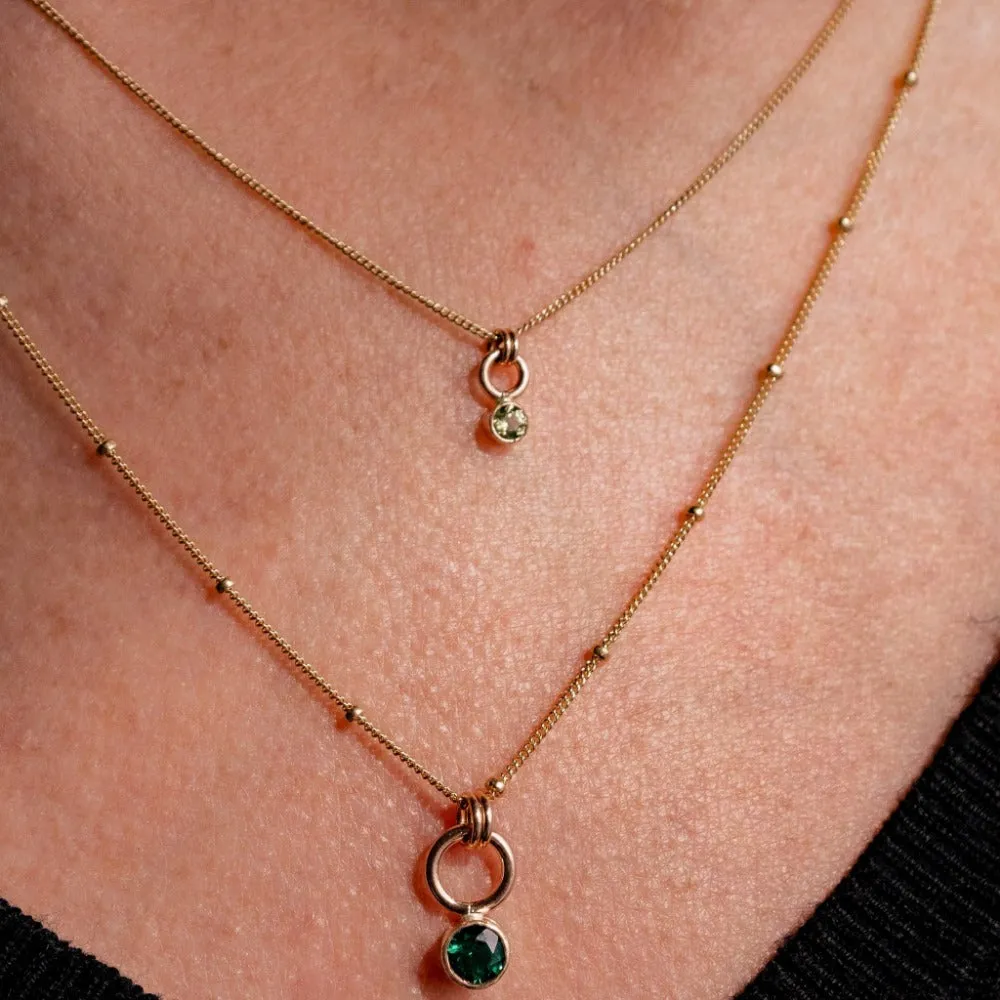Kindred Mini Birthstone Necklace