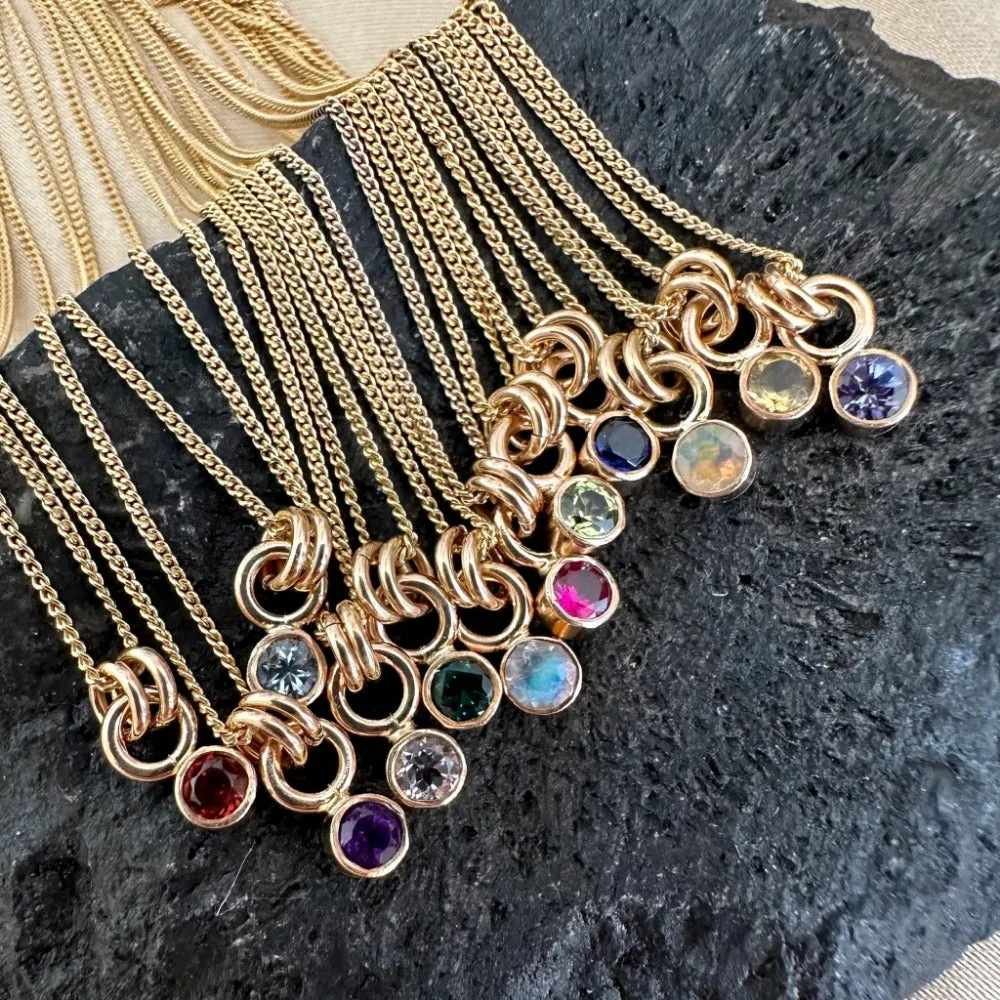Kindred Mini Birthstone Necklace